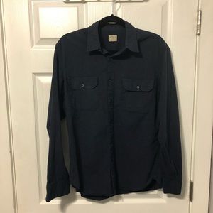 Navy Two Pocket Shirt / Med / J. Crew Factory